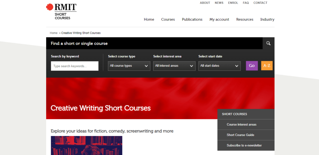 creative writing courses rmit