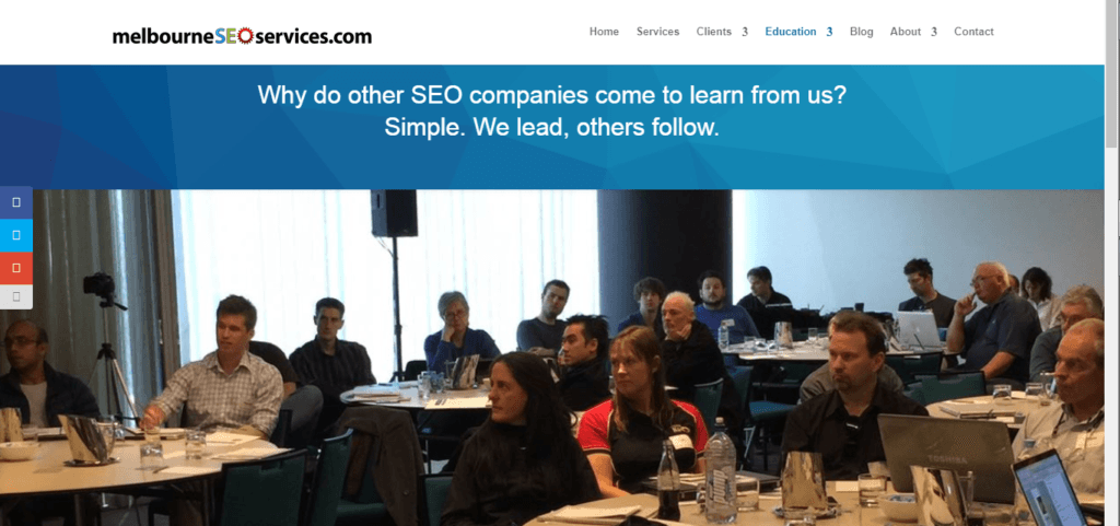 SEO Training at Melbourne SEO Services