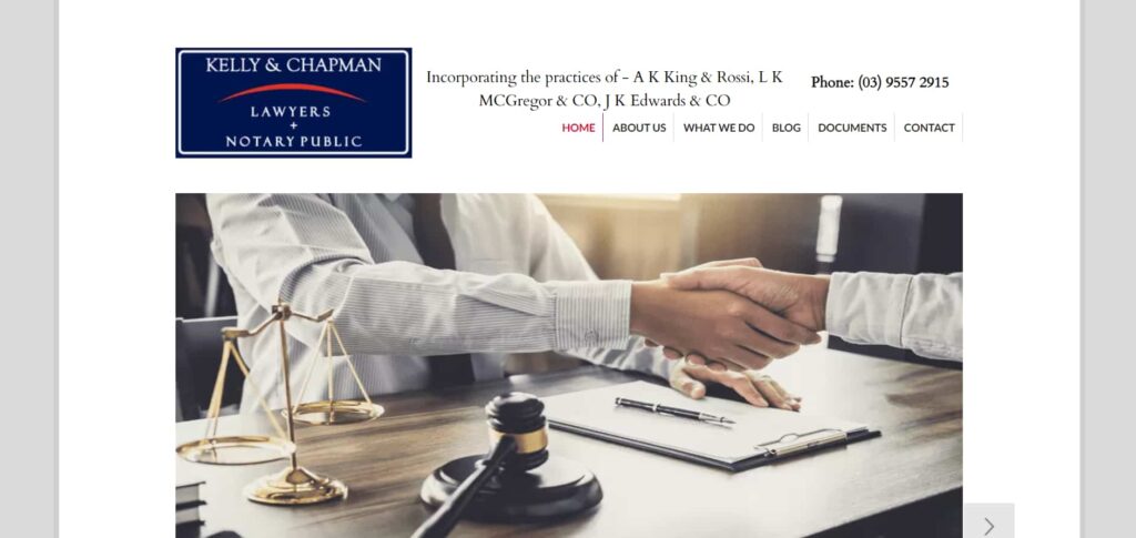 Kelly & Chapman Lawyers + Notary Public Melbourne