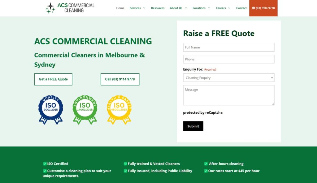 ACS Commercial Cleaning Melbourne